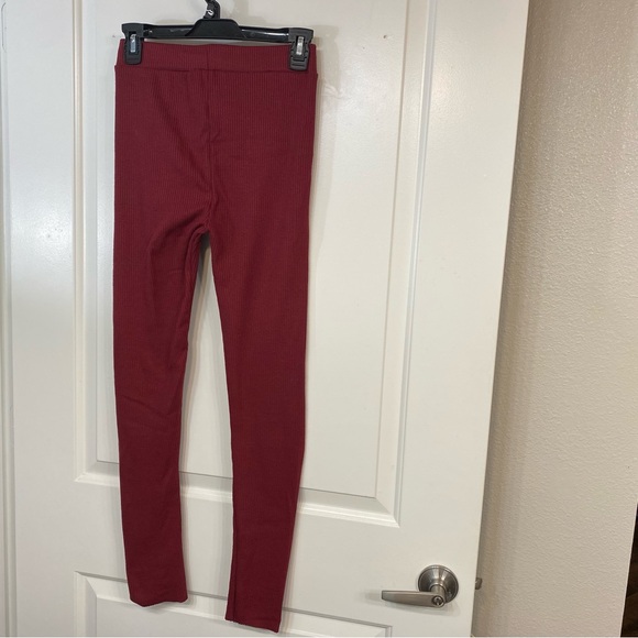 JEGGOLOGY L/XL Cotton/Poly/Spandex Raw Ankle Leggings Preowned - Picture 2 of 12